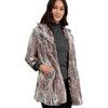 Pewter Faux-fur coat