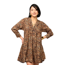  Amber Leopard Swing Dress