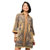 Paisley Border Shirtdress