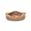 Coral Seashell Straw Bag Evening Bag in Natural