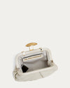 Full Circle Micro Crossbody: Chalk Crinkle