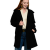 Black Wooly "Like" Coat