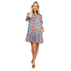 Penelope Scalloped Shirt Dress
