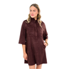 Desert Suede Swing Dress