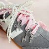 Leo & Lee Studio - Shoe Charm and Lace Sets |  Sneaker Charm and Lace Sets : Hot Pink Laces/Honeycomb/Bee/Flower