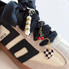 Leo & Lee Studio - Shoe Charm and Lace Sets |  Sneaker Charm and Lace Sets : Hot Pink Laces/Honeycomb/Bee/Flower