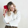 Jett Credit Card Wristlet in True Red