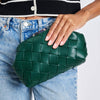 Pauline Woven Crossbody in Forest