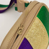 Mardi Gras Glitter Belt Bag