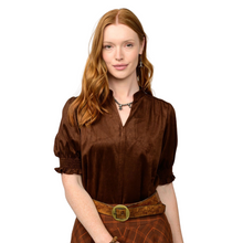  Chocolate Suede Top