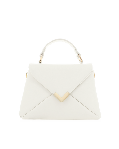 Dahlia Handle Bag in White