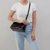 Seneca Shoulder Crossbody in Black