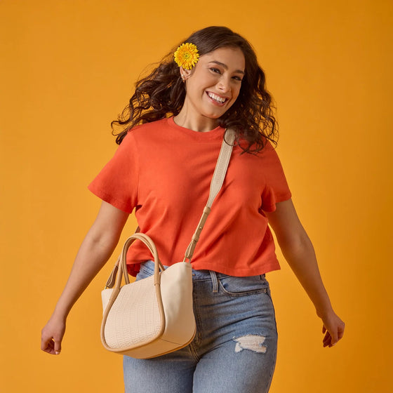 Margot Satchel in Cream