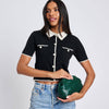 Pauline Woven Crossbody in Forest