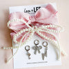 Leo & Lee Studio - Shoe Charm and Lace Sets |  Sneaker Charm and Lace Sets : Hot Pink Laces/Honeycomb/Bee/Flower
