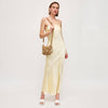 Coral Seashell Straw Bag Evening Bag in Natural