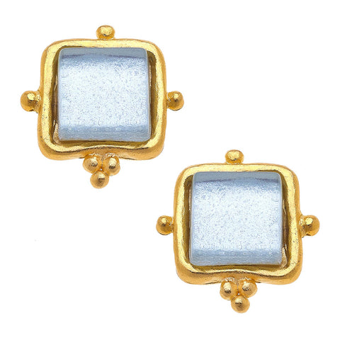 Susan Shaw - Madeline White French Glass Studs