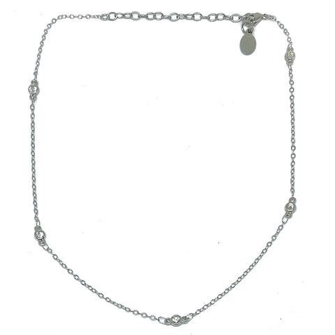 Kai Diamond Choker - Silver