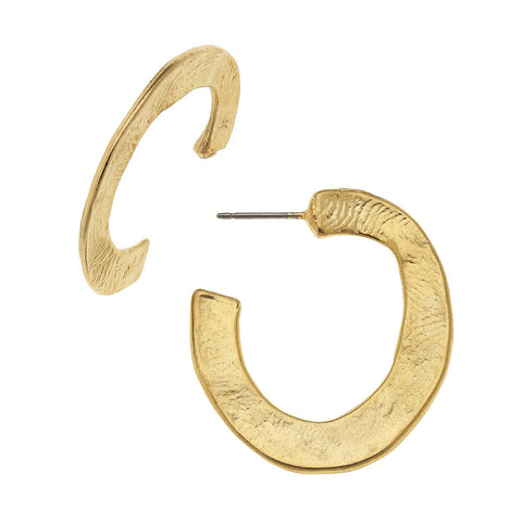 Susan Shaw - Small Gold Hoop Earrings
