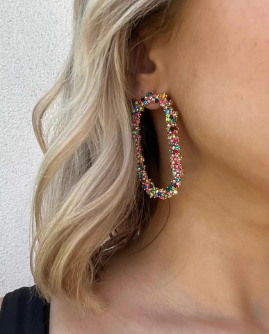Rainbow Garland Earrings