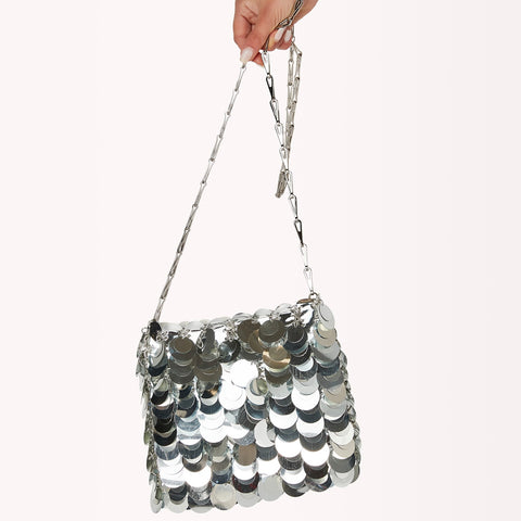 Simmi Crossbody Bag - Silver