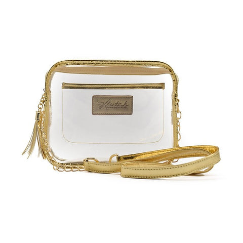 Stadium Clear Bag in Gold