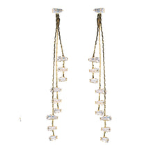  St Armands Designs of Sarasota - Cascading Diamond Tassel Statement Earrings